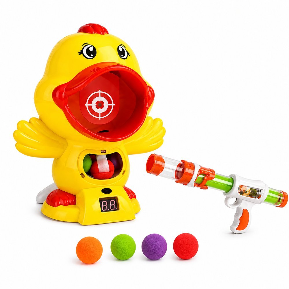 Jogo de Tiro ao Alvo Infantil com Arma Pato e Bolinhas - Imagem 4