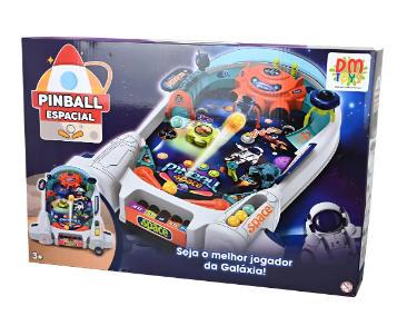 Jogo Pinball Game Space Infantil com Bolinhas - Imagem 3