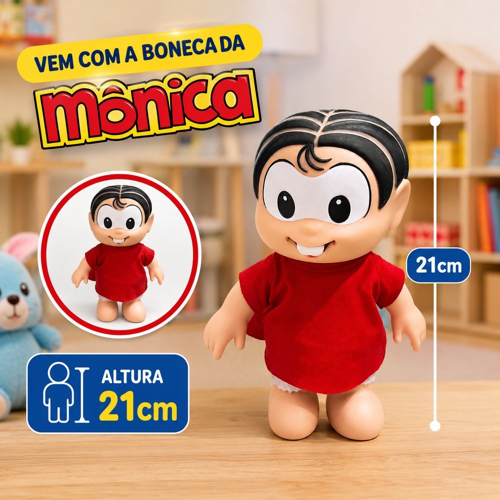 Casinha Infantil da Mônica - Branca - Imagem 4