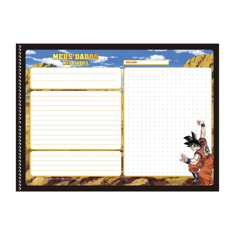 Caderno de Cartografia e Desenho Dragon Ball Z - Sortido - Imagem 7
