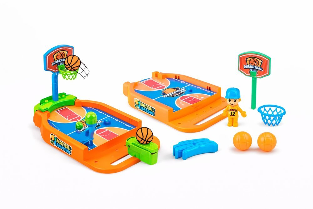 Jogo Basquete Mesa Catapulta Lançador Bolinha Brinquedo - Imagem 3