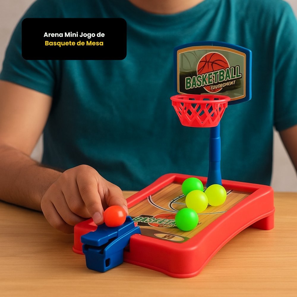 Arena Mini Jogo de Basquete de Mesa