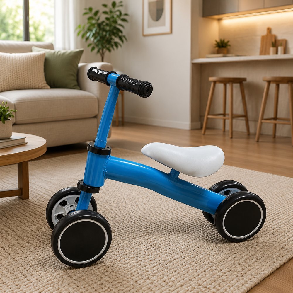 Bicicleta Infantil de equilíbrio - Azul - Imagem 3