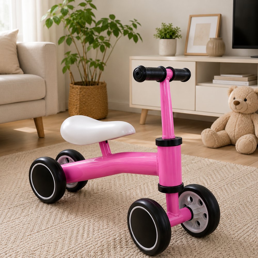 Bicicleta Infantil de equilíbrio - Rosa - Imagem 3