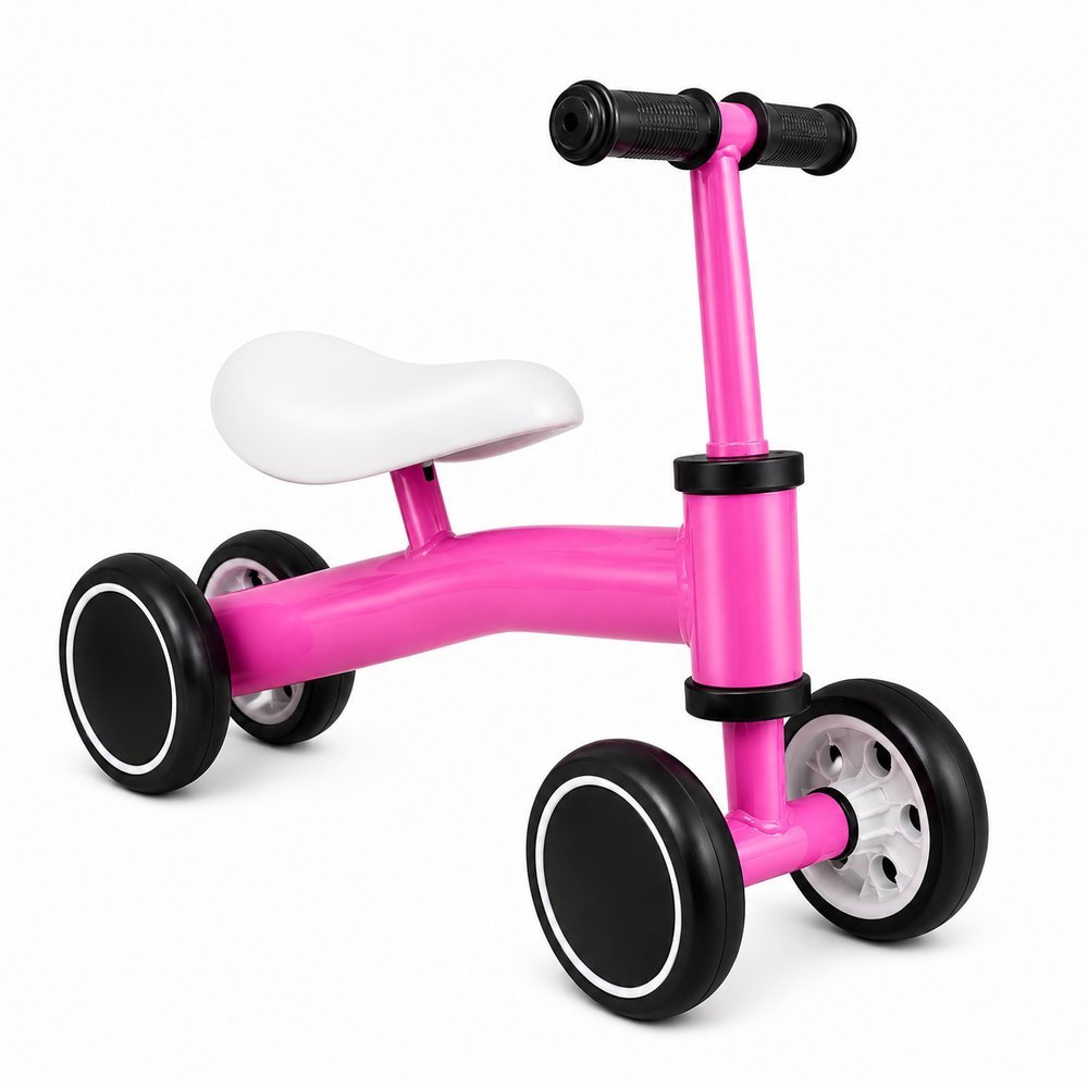 Bicicleta Infantil de equilíbrio - Rosa - Imagem 4