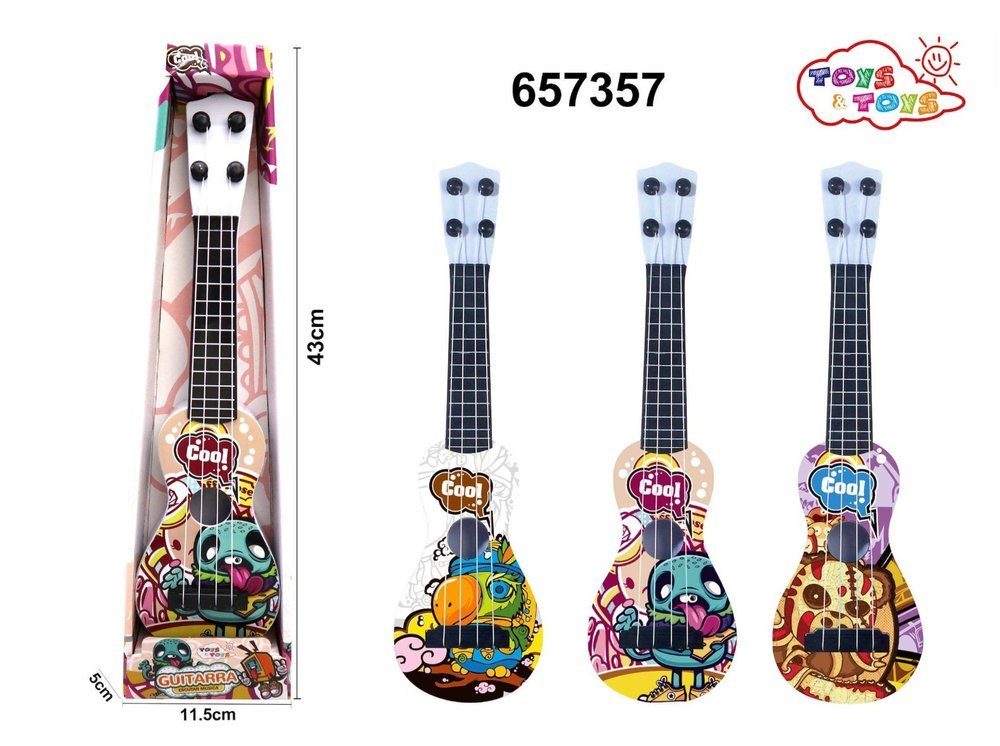 Brinquedo Guitarra Infantil - Sortida - Imagem 6