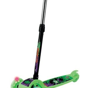 Patinete Bomb-Hero Infantil 3 Rodas e com Luz LED - Verde