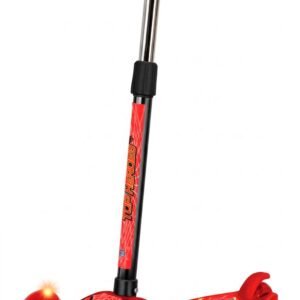 Patinete Infantil 3 Rodas e com Luz LED - Vermelha