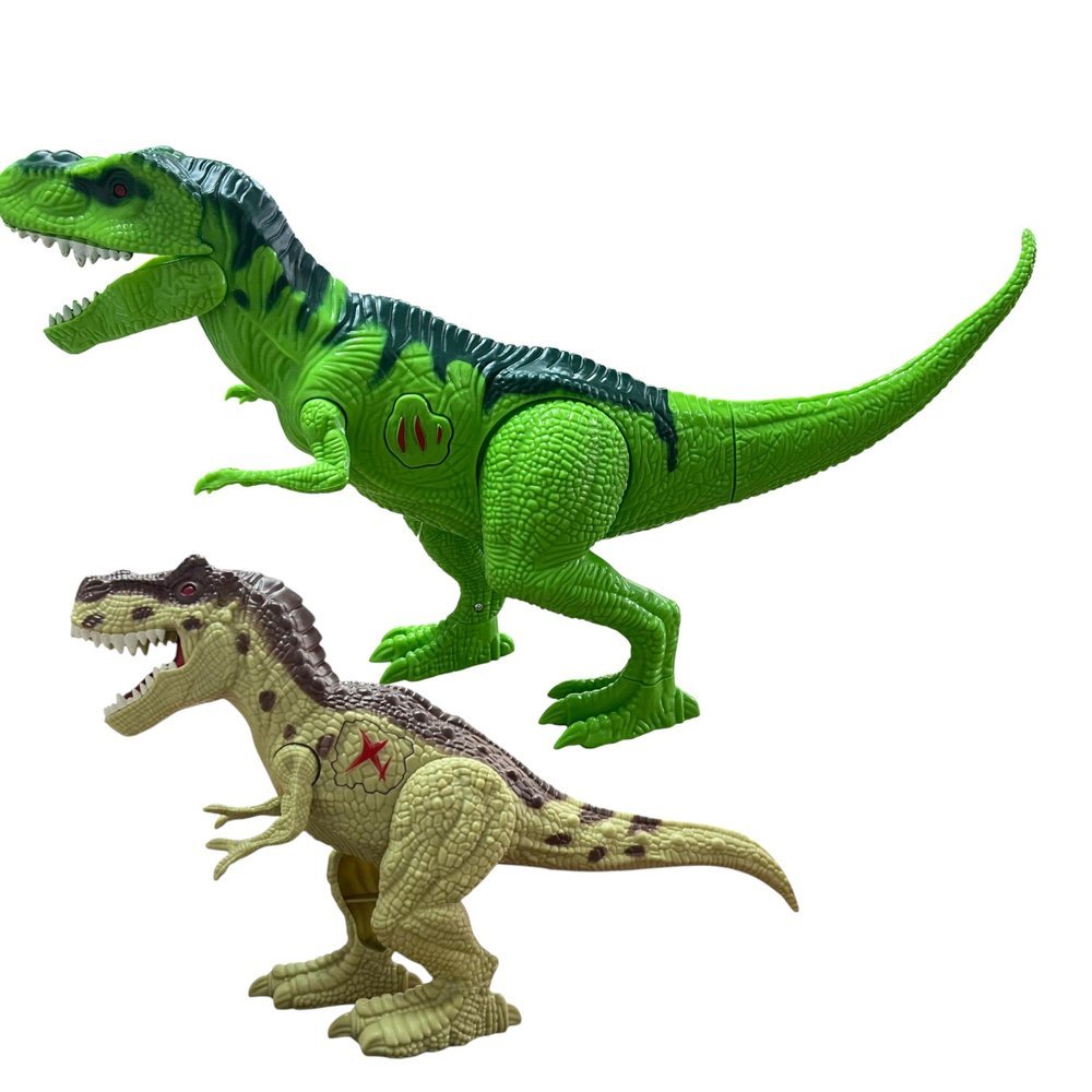 Conjunto 2 Dinossauros de Brinquedo Rugido Selvagem - Imagem 2