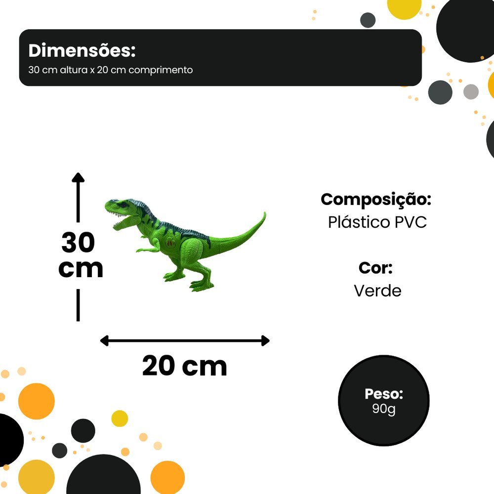 Conjunto 2 Dinossauros de Brinquedo Rugido Selvagem - Imagem 6