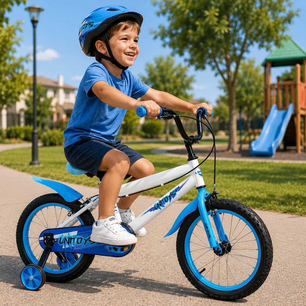 Bicicleta Infantil Aro 16 com Rodinha Removível - Branca - Imagem 2