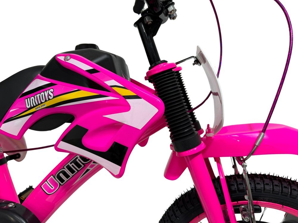 Bicicleta Infantil Moto Cross Aro 16 - Rosa - Imagem 2