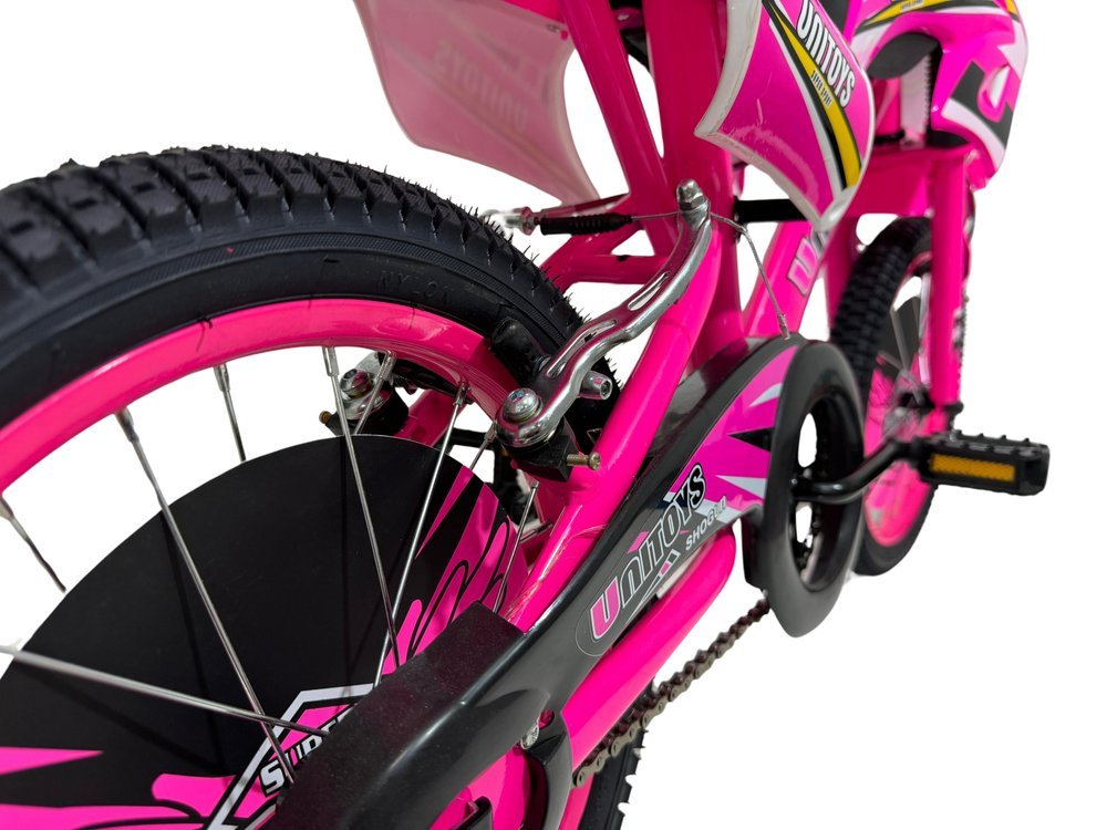Bicicleta Infantil Moto Cross Aro 16 - Rosa - Imagem 3