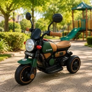 Moto Elétrica Infantil Prime Retrô - Verde