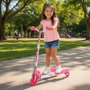 Patinete Infantil Dobrável - Rosa